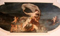 Drawing room Rape of Europa ceiling painting attrib. to Ignaz Stern at Rienzi house museum. Houston, TX.