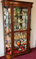 Colored Czech glass collection at Czech Cultural Center. Houston, TX.