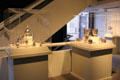 Irish silverware gallery at San Antonio Museum of Art. San Antonio, TX.