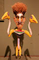 Melanesian figure staff from New Britain at San Antonio Museum of Art. San Antonio, TX
