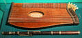 German zither & pioneer flute at Institute of Texan Cultures. San Antonio, TX.