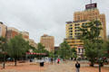 Fountains in Plaza de Armas. San Antonio, TX.