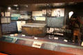 Displays on Pacific Naval years of Admiral Chester W. Nimitz at Admiral Nimitz Museum. Fredericksburg, TX.