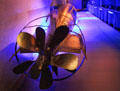 Propellers of Japanese midget sub Ha19 which participated in Pearl Harbor attack at National Museum of the Pacific War. Fredericksburg, TX.