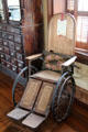 Charles Schreiner's wheelchair at Capt. Charles Schreiner Mansion. Kerrville, TX.