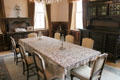 Dining room with sideboards at Capt. Charles Schreiner Mansion. Kerrville, TX.