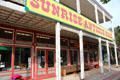 Former Fawcett Furniture building with sidewalk arcade. Kerrville, TX.