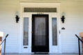 Front door of Chambers House Museum. Beaumont, TX.