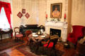 North parlor for special visitors at Earle-Napier-Kinnard House. Waco, TX.