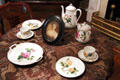 Porcelain tea service used by Napier family at Earle-Napier-Kinnard House. Waco, TX.