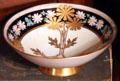 Flowered bowl at Fort House. Waco, TX