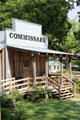 Commissary at historic village of Mayborn Museum. Waco, TX.