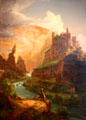Fountain of Vaucluse painting by Thomas Cole at Dallas Museum of Art. Dallas, TX.