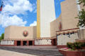 Tower building with Art Deco murals tracing history of Texas by Julian Garnsey at Fair Park. Dallas, TX.