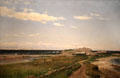 Breezy Day - Sakonnet Point, RI painting by Worthington Whittredge at Amon Carter Museum of American Art. Fort Worth, TX.