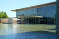 Reflecting pool of Modern Art Museum of Fort Worth. Fort Worth, TX.
