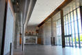 Entrance lobby of Modern Art Museum of Fort Worth. Fort Worth, TX.