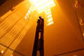 Skylight & 9/11 World Trade Center girder tribute at Fort Worth Museum of Science & History. Fort Worth, TX.