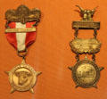 Cattle Raisers member badges at Cattle Raisers Museum of Fort Worth Museum of Science & History. Fort Worth, TX.