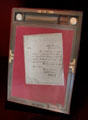Field desk of General William Jenkins Worth at Fort Worth Museum of Science & History. Fort Worth, TX.
