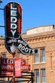 Western boot shop in Fort Worth Stock Yards historic district. Fort Worth, TX