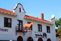 Western themes in Fort Worth Stock Yards historic district. Fort Worth, TX.