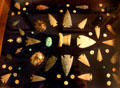Arrowheads at Stockyards Museum. Fort Worth, TX.