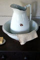 Washing basin & pitcher at John Jay French Museum. Beaumont, TX.