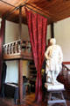 Elevated nook with King Ludwig II of Bavaria plaster sculpture by Elisabet Ney at Ney Museum. Austin, TX.
