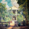 Liendo Plantation painting by Frank Klepper at Ney Museum. Austin, TX.
