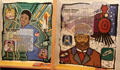 Displays of black scientists & technologists at George Washington Carver Museum. Austin, TX.