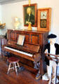 Upright piano in Haelbig Music Studio at Conservation Plaza. New Braunfels, TX.