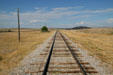 Track at Promontory Point Utah National Historic Site. UT.