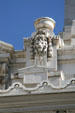 Sculpted lion on Joseph Smith Memorial Building. Salt Lake City, UT.