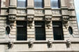 Victorian Building facade with lions at 114 Granby St. Norfolk, VA.