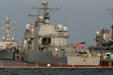 USS San Jacinto Ticonderoga-class cruiser at Naval Station Norfolk. Norfolk, VA.