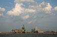 USS Theodore Roosevelt & USS Mesa Verde at Naval Station Norfolk. Norfolk, VA.