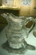 Cut glass pitcher by Bakewell, Pears & Co., Pittsburgh, PA, at Chrysler Museum of Art. Norfolk, VA.