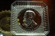 Ulysses S. Grant memorial pressed glass plate at Chrysler Museum of Art. Norfolk, VA.