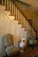 Hall stairs of Ash Lawn-Highland. Charlotttesville, VA.