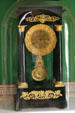 Mantle clock in Monroes' study at Ash Lawn-Highland. Charlotttesville, VA.