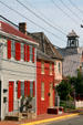 Heritage houses on Wirt St. Leesburg, VA.