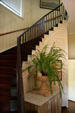 Curved staircase at Oatlands. Leesburg, VA.
