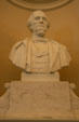 Confederate President Jefferson Davis bust in Virginia State Capitol. Richmond, VA.