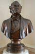 Texas liberator Sam Houston bust by F. William Sievers in Virginia State Capitol. Richmond, VA.