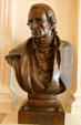 Revolution leader Patrick Henry bust by F. William Sievers in Virginia State Capitol. Richmond, VA.
