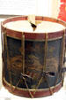 Drum used by William Tinley of 48th Georgia Infantry at Museum of the Confederacy. Richmond, VA.