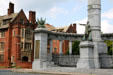 Detail of Jefferson Davis, president of Confederacy monument by Edward V. Valentine on Monument Ave. Richmond, VA.