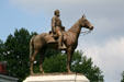 Detail of Thomas J. "Stonewall" Jackson monument by F.W. Sievers on Monument Ave. Richmond, VA.