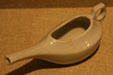 Porcelain feeding cup to serve broth to soldiers who could not feed themselves at Chimborazo Medical Museum. Richmond, VA